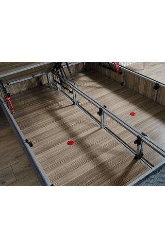 Aydınev Opsiyonel Ortak 150 x 200 cm Ayrılabilen Başlıksız Çift Kişilik Sandıklı Baza Gri