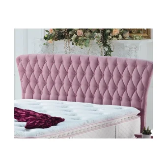 Tutku Yatak Garden 160 x 200 cm Ayrılabilen Başlıksız Çift Kişilik Sandıklı Baza Pembe