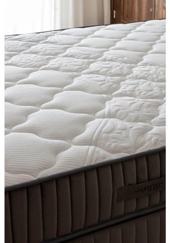 Md Vita 140 x 190 cm Yataklı Başlıklı Çift Kişilik Sandıklı Baza Seti Siyah