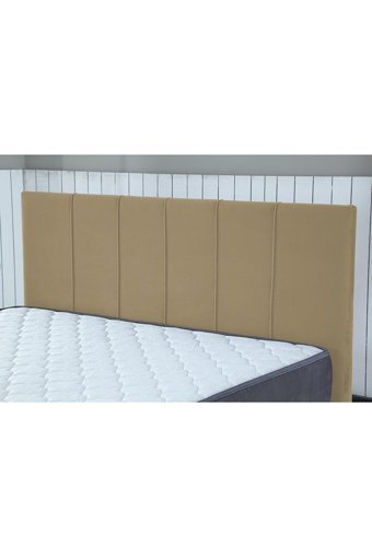 İpek Mobilya Alto 120 x 200 cm Yataklı Başlıklı Çift Kişilik Sandıklı Baza Seti Bej