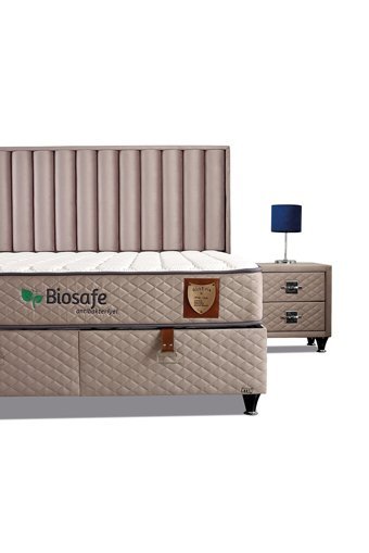 İmaj Biosafe 150 x 200 cm Başlıksız Çift Kişilik Sandıklı Baza Kahverengi