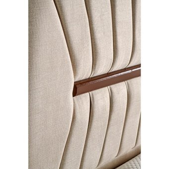 Mobilya Dükkanım Star 150 x 200 cm Ayrılabilen Yataklı Başlıklı Çift Kişilik Sandıklı Baza Seti Krem
