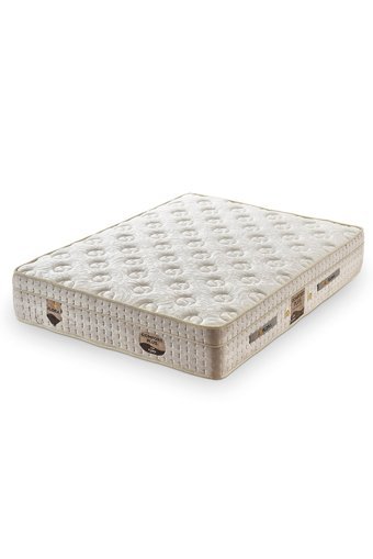 Flora Beddıng Comfort Plus 150 x 200 cm Ayrılabilen Yataklı Başlıklı Çift Kişilik Sandıklı Baza Seti Bej