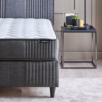 Yataş Wool Sense 100 x 200 cm Yataklı Başlıklı Çift Kişilik Sandıklı Baza Seti Koyu Gri