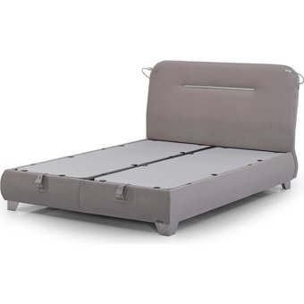 Armis Space 140 x 190 cm Başlıksız Çift Kişilik Sandıklı Baza Bej