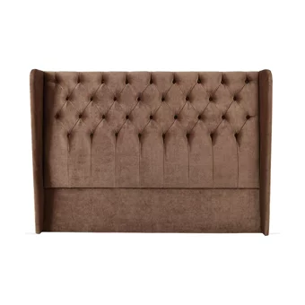 Yataş Lizbon 160 x 200 cm Başlıklı Çift Kişilik Sandıklı Baza Seti Sütlü Kahve