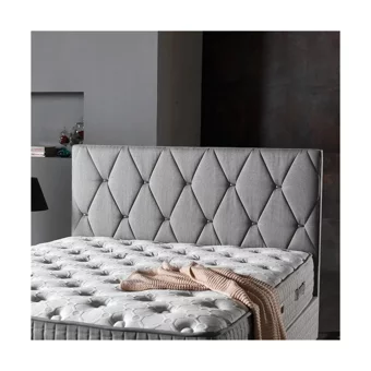 Armis Samoa 180 x 200 cm Yataklı Başlıklı Çift Kişilik Sandıklı Baza Seti Vizon