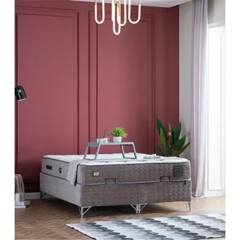 Weltew Home Concord 160 x 200 cm Ayrılabilen Başlıksız Çift Kişilik Sandıklı Baza Gri