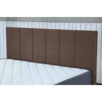 İpek Mobilya Alto 140 x 200 cm Ayrılabilen Yataklı Başlıklı Çift Kişilik Sandıklı Baza Seti Kahverengi