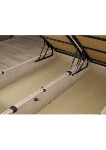 Mobilya Dükkanım Eko 150 x 200 cm Ayrılabilen Başlıklı Çift Kişilik Sandıklı Baza Seti Eflatun
