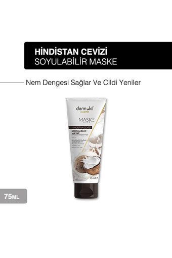 Dermokil Hindistan Cevizi Maskesi Nemlendiricili Soyulabilir Jel Yüz Maskesi 2x75 ml