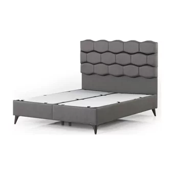Armis Stone 140 x 190 cm Başlıksız Çift Kişilik Sandıklı Baza Antrasit