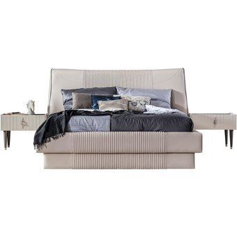 Berrak Mobilya Creo 160 x 200 cm Başlıksız Çift Kişilik Sandıklı Baza Bej