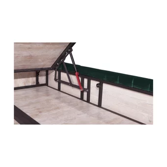 Cadde Yıldız Sensitive 150 x 200 cm Başlıksız Çift Kişilik Sandıklı Baza Krem