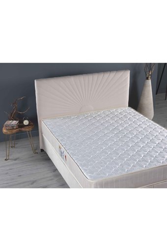 Flora Beddıng Yoga 140 x 190 cm Ayrılabilen Yataklı Başlıklı Çift Kişilik Sandıklı Baza Seti Bej