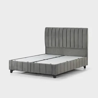 Armis Alegra 180 x 200 cm Başlıksız Çift Kişilik Sandıklı Baza Antrasit