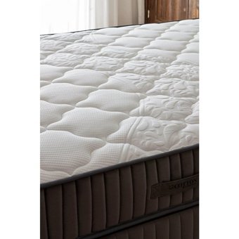 Md Vita 150 x 200 cm Yataklı Başlıklı Çift Kişilik Sandıklı Baza Seti Antrasit