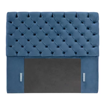 Weltew Yatak Special Comford 160 x 200 cm Ayrılabilen Başlıklı Çift Kişilik Sandıklı Baza Seti Mavi