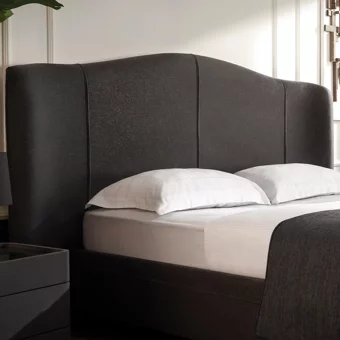 Yataş Bedding Camira 180 x 200 cm Yataklı Başlıklı Çift Kişilik Sandıklı Baza Seti Antrasit
