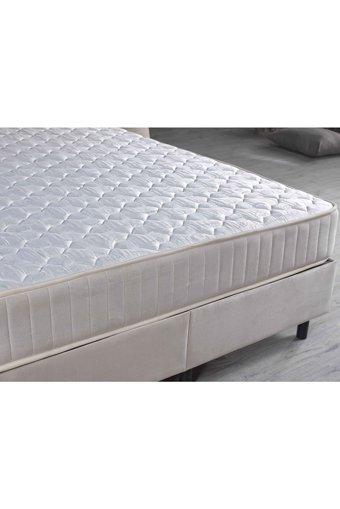 Flora Beddıng Yoga 150 x 200 cm Ayrılabilen Başlıklı Çift Kişilik Sandıklı Baza Seti Bej