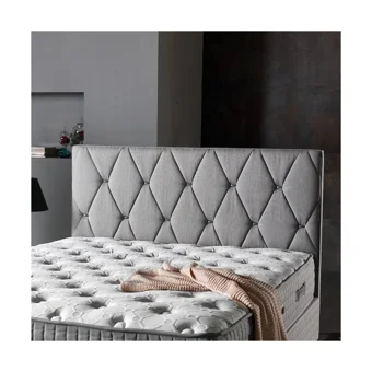 Armis Samoa 140 x 190 cm Yataklı Başlıklı Çift Kişilik Sandıklı Baza Seti Vizon