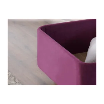 Niron Yatak Purple 200 x 200 cm Başlıklı Çift Kişilik Sandıklı Baza Seti Mor