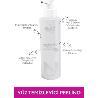 Dr. Lucie Jel Şişe Yüz Peelingi 400 ml