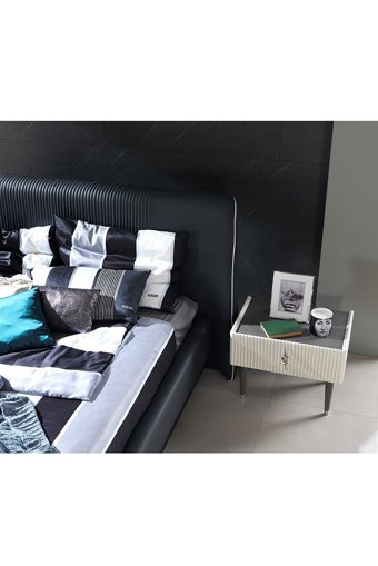 Berrak Mobilya Creo 160 x 200 cm Başlıksız Çift Kişilik Sandıklı Baza Antrasit