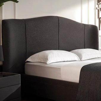 Yataş Bedding Camira 150 x 200 cm Yataklı Başlıklı Çift Kişilik Sandıklı Baza Seti Antrasit