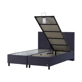 İpek Mobilya Alto 160 x 200 cm Ayrılabilen Başlıksız Çift Kişilik Sandıklı Baza Antrasit