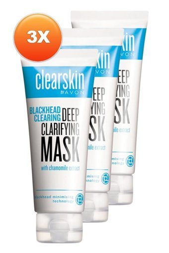 Avon Clearskin Jel Yüz Maskesi 3x75 ml