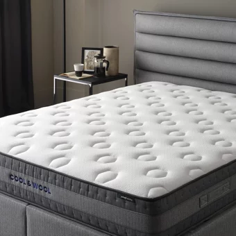 Yataş Canto 140 x 190 cm Yataklı Başlıklı Çift Kişilik Sandıklı Baza Seti Gri
