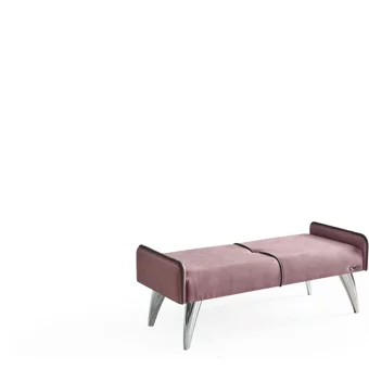 Arleno Bedding Ottoman 160 x 200 cm Ayrılabilen Yataklı Başlıklı Çift Kişilik Sandıklı Baza Seti Pembe