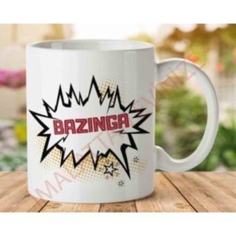 Bazinga Comic Iki Tarafı Baskılı Kupa Bardak