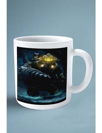 Bioshock Oyun Baskılı Kupa Bardak Çift Taraflı Kişiye Özel Model 5
