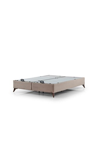 Armis Rocco 140 x 190 cm Başlıksız Çift Kişilik Sandıklı Baza Bej