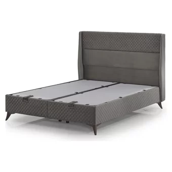 Armis Bio Balance 180 x 200 cm Başlıksız Çift Kişilik Sandıklı Baza Füme