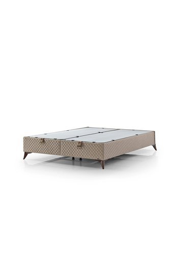Armis Amsterdam 150 x 200 cm Başlıksız Çift Kişilik Sandıklı Baza Vizon