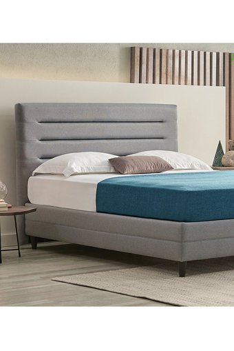 Yataş Supreme Pedic 100 x 200 cm Başlıklı Çift Kişilik Sandıklı Baza Seti Mavi