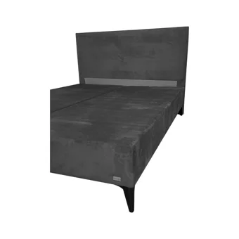 İpek Mobilya Ecostil 150 x 200 cm Başlıklı Çift Kişilik Baza Seti Gri