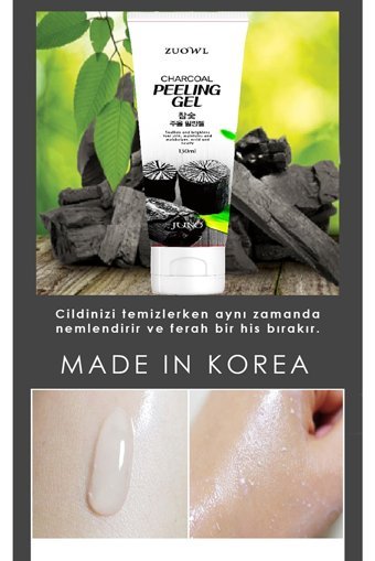 Zuowl Gözenek Siyah Nokta Karşıtı Jel Tüp Yüz Peelingi 130 ml