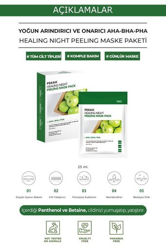 Pekah Aha-Bha-Pha Kağıt Yüz Maskesi 5x25 ml