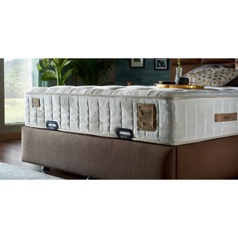 Niva Baza 150 x 200 cm Yataklı Başlıklı Çift Kişilik Sandıklı Baza Seti Kahverengi