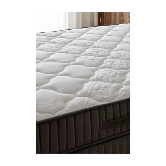 Md Vita 180 x 200 cm Yataklı Başlıklı Çift Kişilik Sandıklı Baza Seti Antrasit