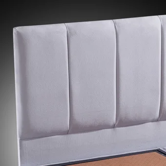 Alf Cyristal Plus 180 x 200 cm Ayrılabilen Başlıklı Çift Kişilik Sandıklı Baza Seti Beyaz