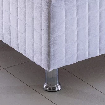 Alf Cyristal Plus 180 x 200 cm Ayrılabilen Başlıklı Çift Kişilik Sandıklı Baza Seti Beyaz