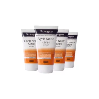 Neutrogena Siyah Nokta Karşıtı Siyah Nokta Karşıtı Leke Giderici Sıkılaştırıcı Jel Maske Yüz Peelingi 4x150 ml