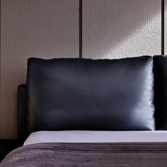 Enza Home Legato 180 x 200 cm Başlıklı Çift Kişilik Sandıklı Baza Seti Koyu Gri