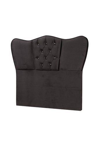 Lara 180 x 200 cm Başlıklı Çift Kişilik Sandıklı Baza Seti Siyah