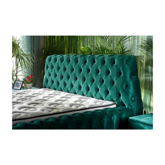 Md Chester 140 x 190 cm Yataklı Başlıksız Çift Kişilik Baza Seti Yeşil